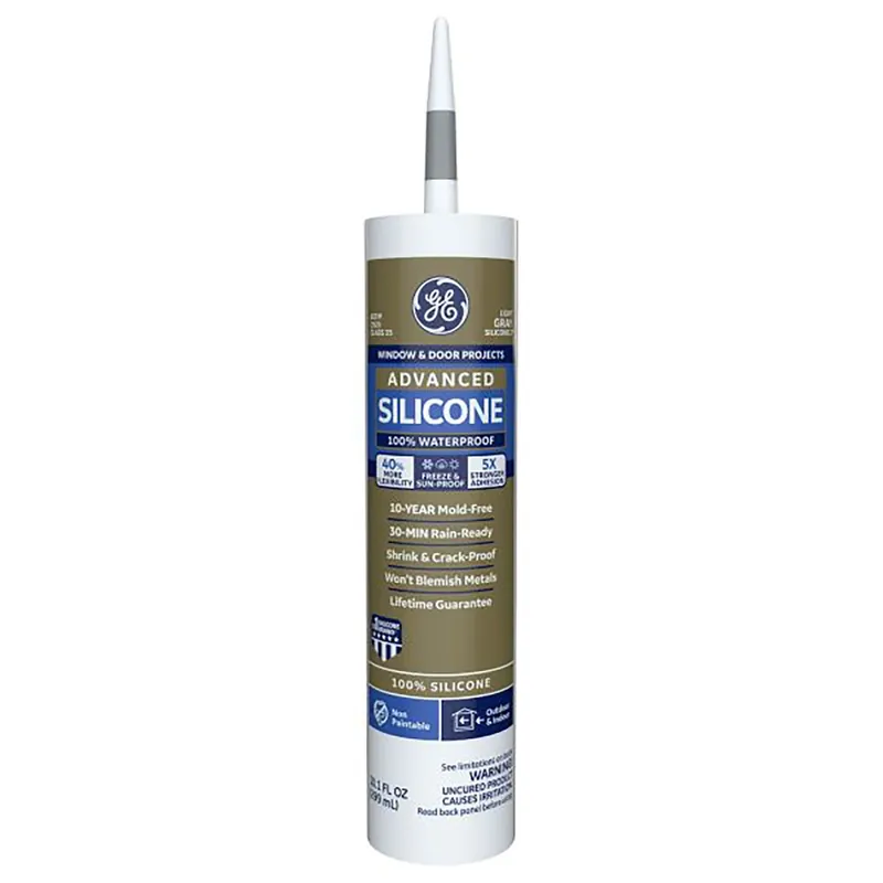 Advanced Silicone 2 Window & Door Sealant, Light Grey, 10.1-oz.