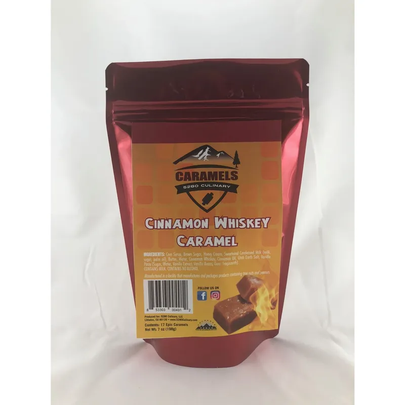 Cinnamon Whiskey Caramels 7 Oz