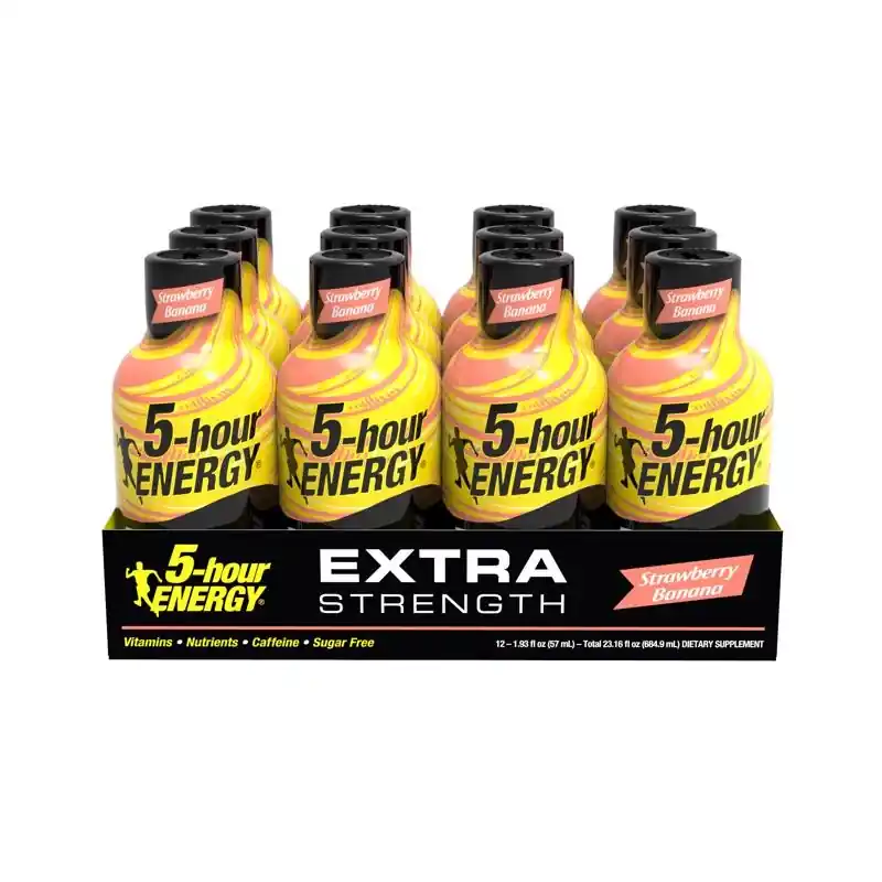 5-hour Energy Extra Strength Sugar Free Strawberry/banana Energy Shot 1.93 Fl. Oz.