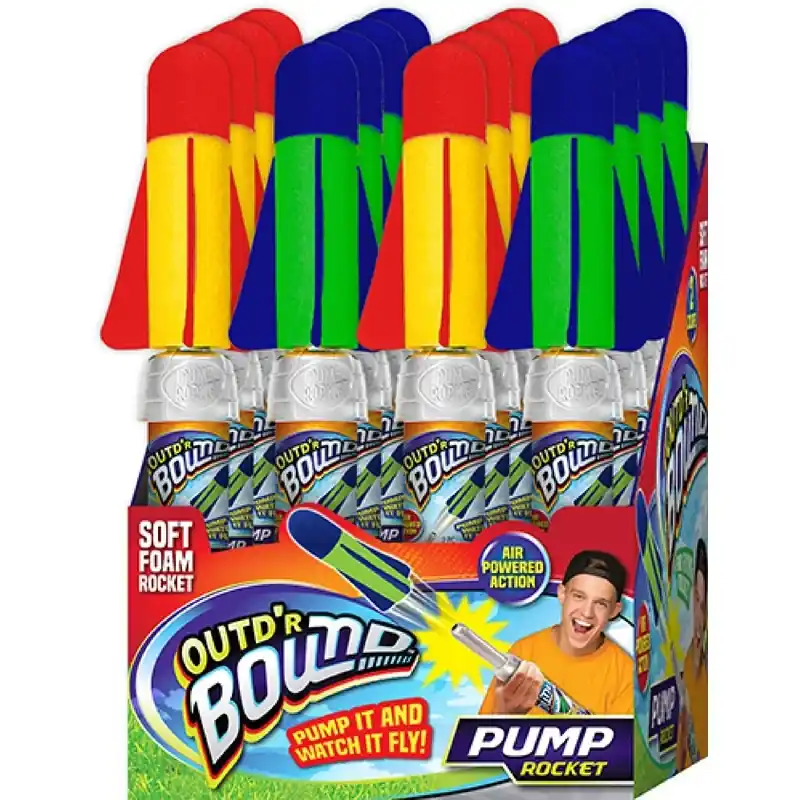 Outd‘r Bound Pump Rocket Assorted 1 Pc