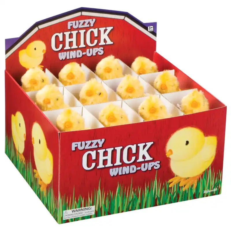 Fuzzy Chick Wind Up Toy Plastic 1 Pk