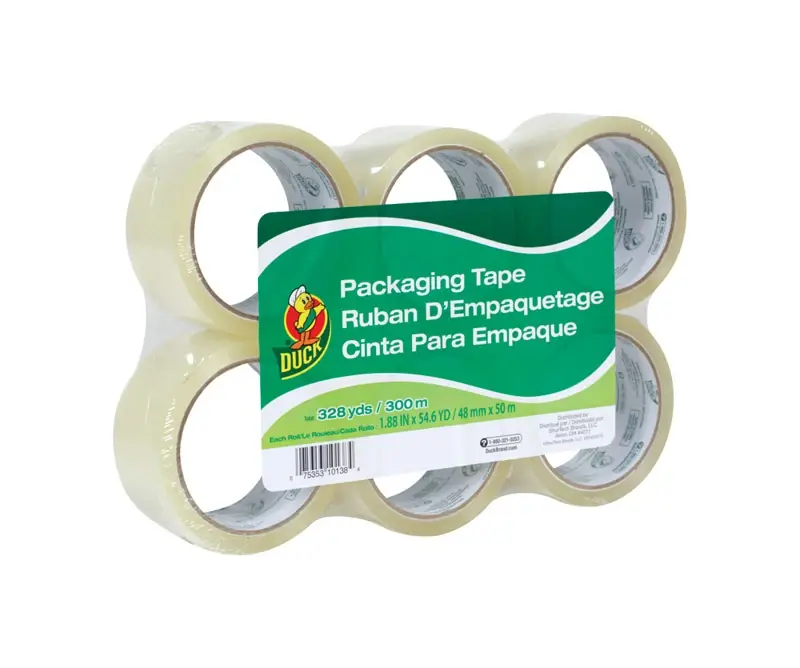 1.88 In. W X 54.6 Yd L Packaging Tape 6 Pk