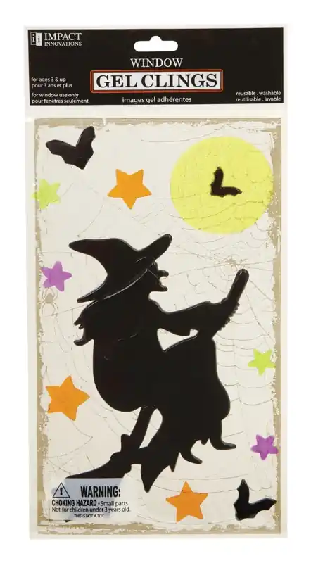 Gel Clings Halloween Decor