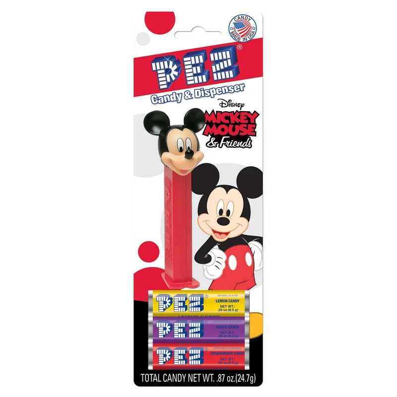Mickey And Disney Friends Candy & Dispenser Plastic 1 Pk