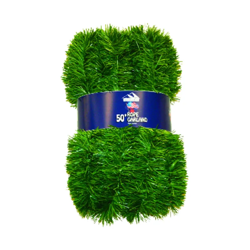 50 Ft. L Juniper Rope Soft Garland - Unlit Green Decoration