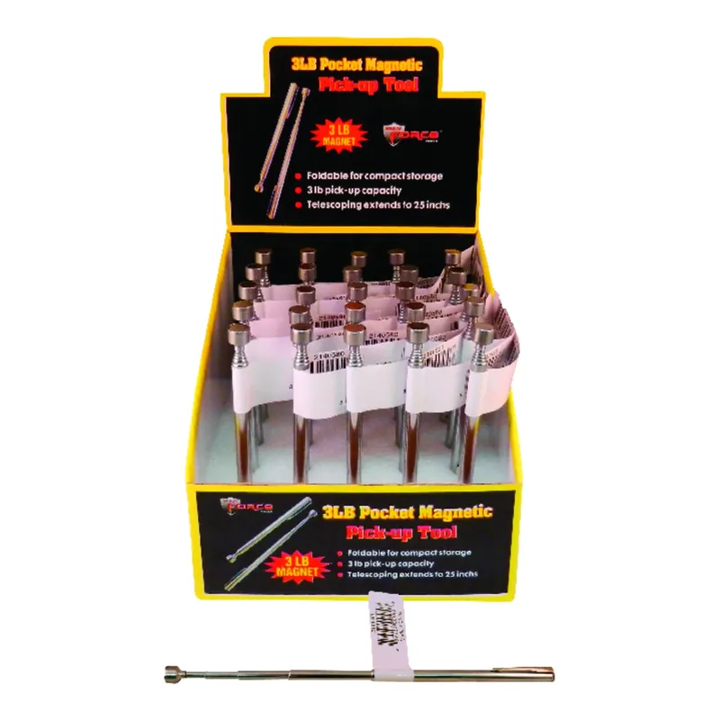 25 In. Telescoping Pocket Pick-up Magnet With 3 Lb Pull Capacity