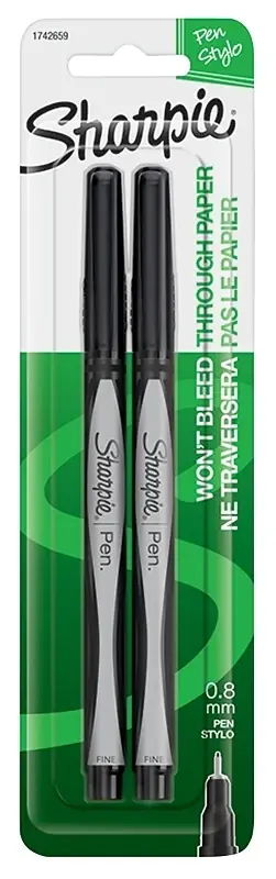 Black Pen 2 Pk