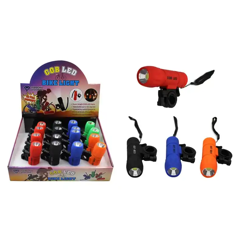 Bicycle Led Flashlight Plastic 1 Pk