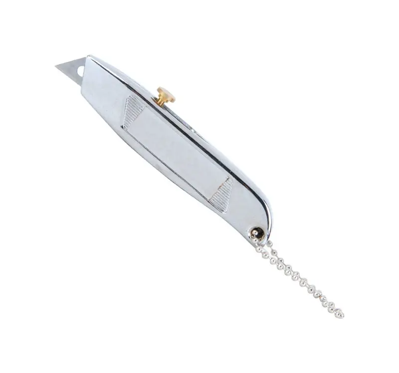 Aluminum Silver Box Cutter Key Chain