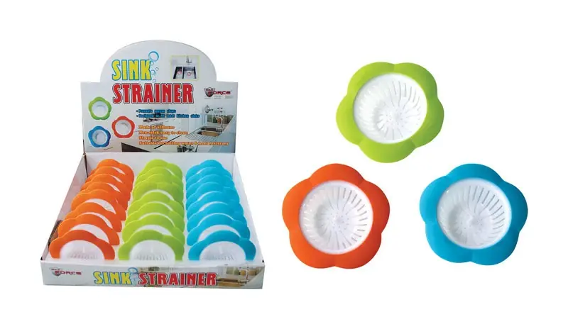 Assorted Colors Silicone Sink Strainer