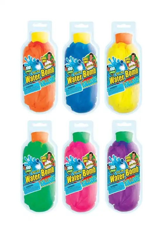 Water Balloons Assorted 100 Pc