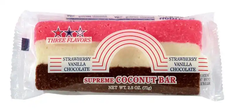 Supreme Strawberry, Vanilla, Chocolate Chocolate Bar 2 Oz