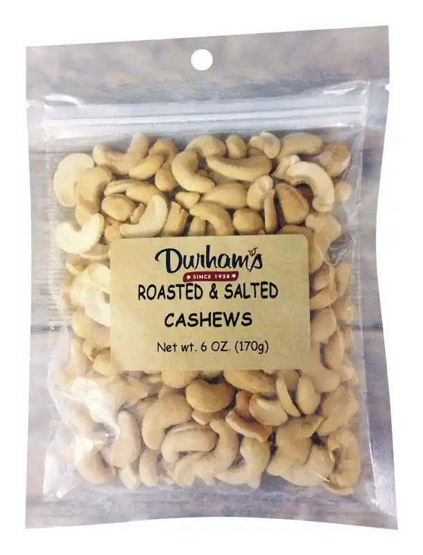 Roasted & Salted Cashews 6 Oz Bagged