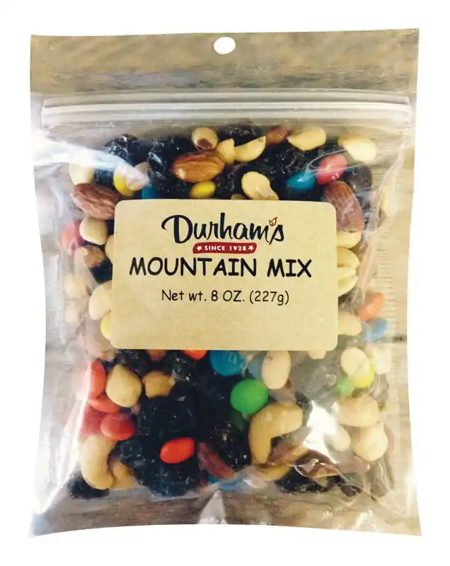 Nuts, Raisins, Chocolate Trail Mix 8 Oz Bagged