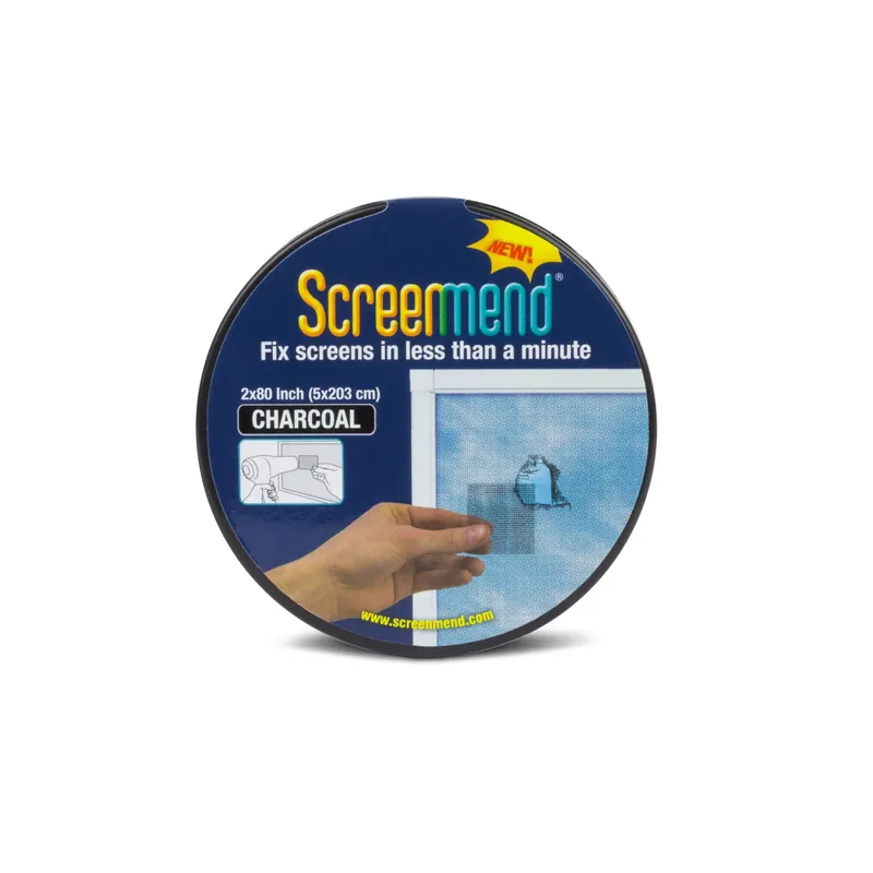 Charcoal Fiberglass Screen Repair Patch 2 In. W X 80 In. L 1 Pk