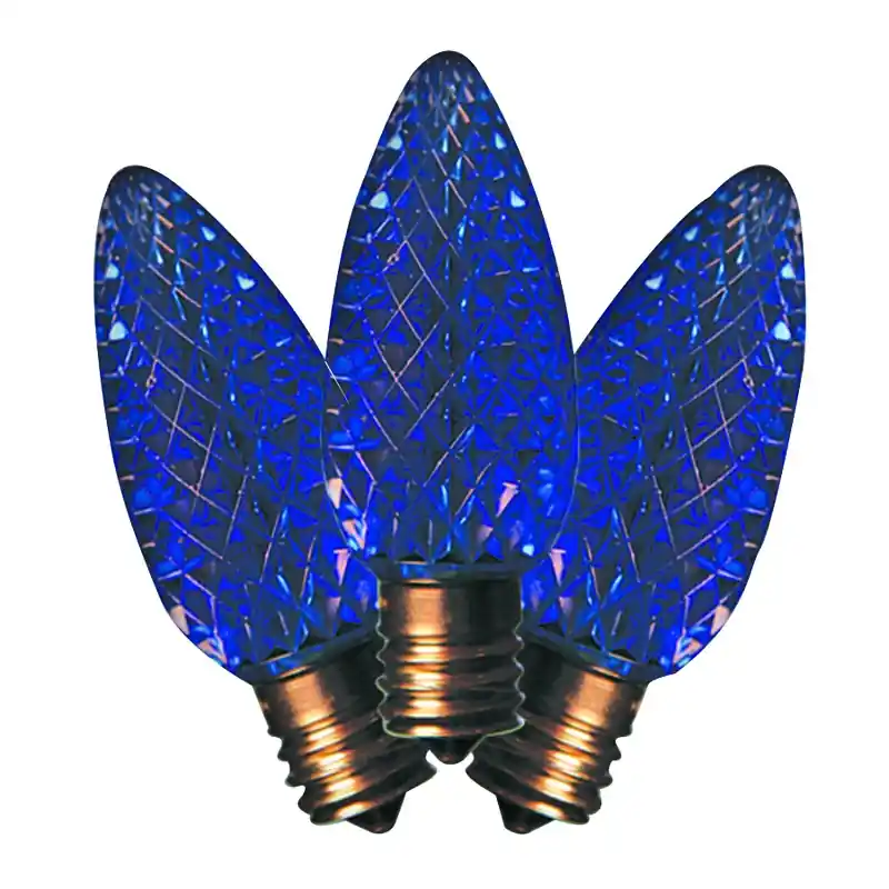 Led C9 Blue 25 Ct Replacement Christmas Light Bulbs