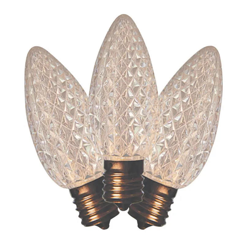 Led C9 Warm White 25 Ct Replacement Christmas Light Bulbs