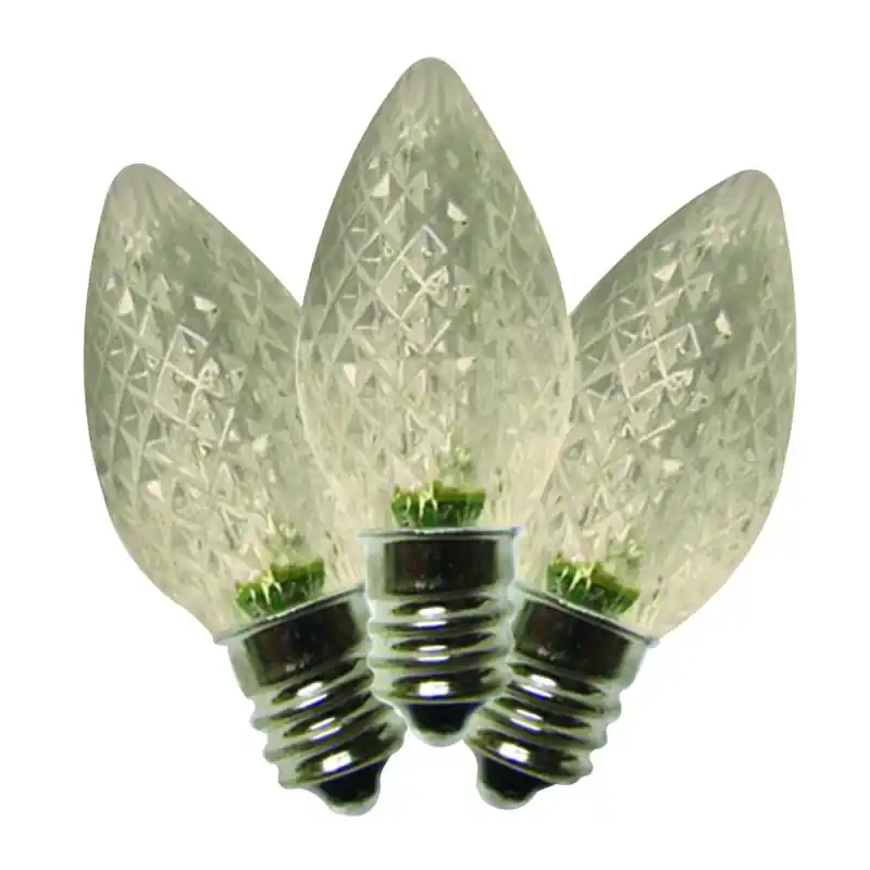 Led C7 Warm White 25 Ct Replacement Christmas Light Bulbs