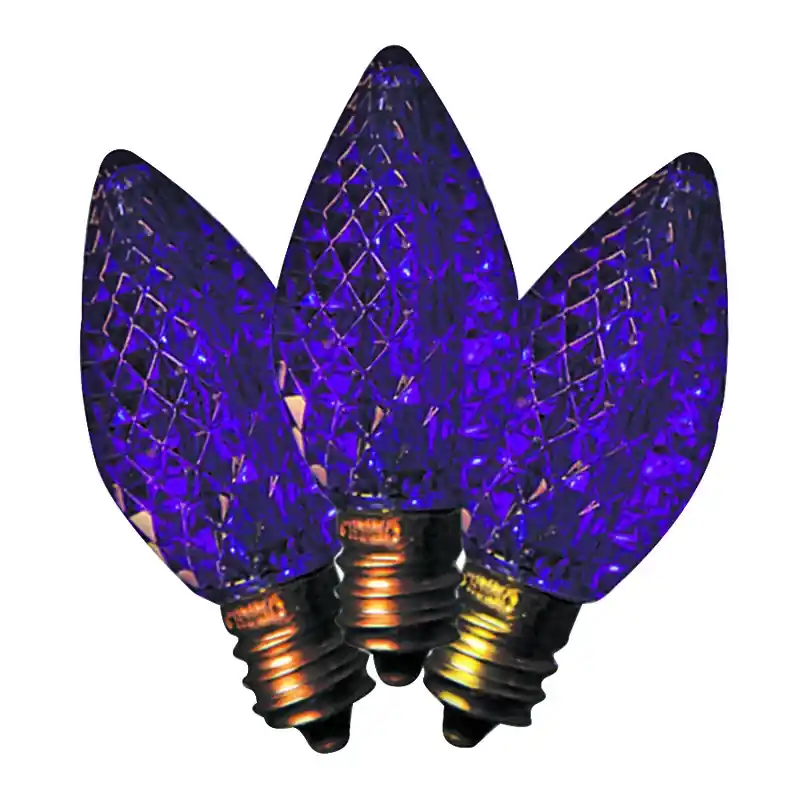 Led C7 Purple 25 Ct Replacement Christmas Light Bulbs