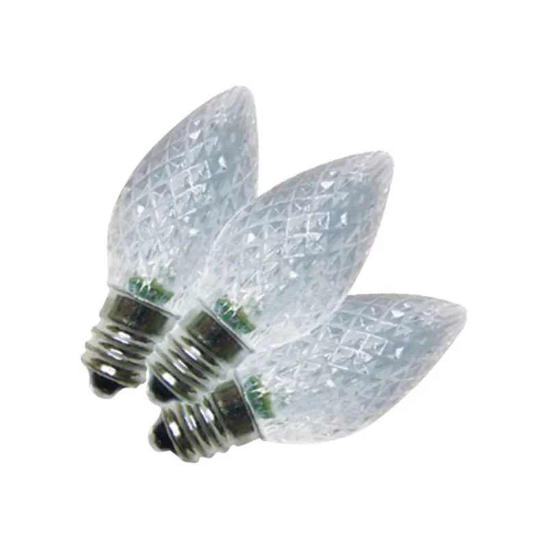 Led C7 Cool White 25 Ct Replacement Christmas Light Bulbs