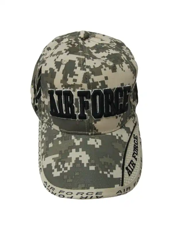 U.s. Air Force Logo Baseball Cap Digital Camouflage One Size Fits All