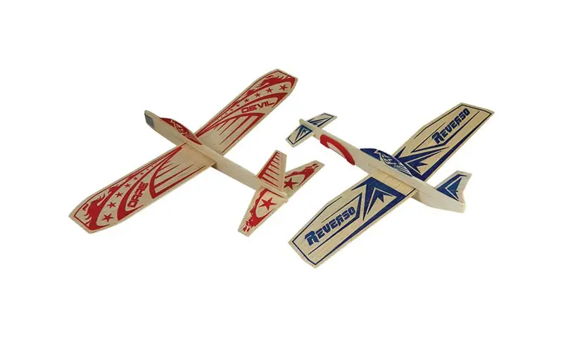 Guillow‘s Super Hero Glider Plane Natural 2 Pc