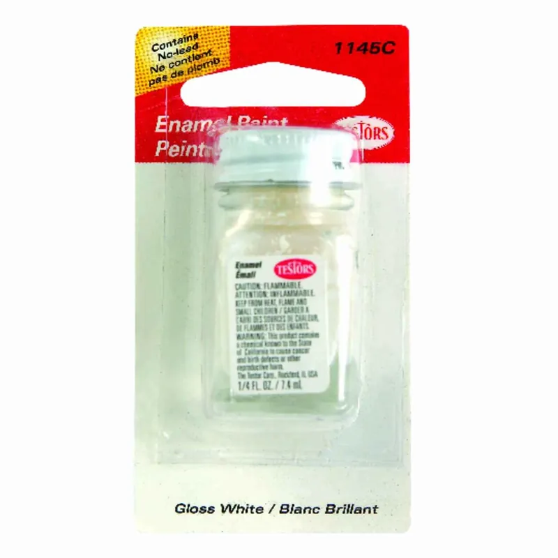 Gloss White Hobby Paint 0.25 Oz