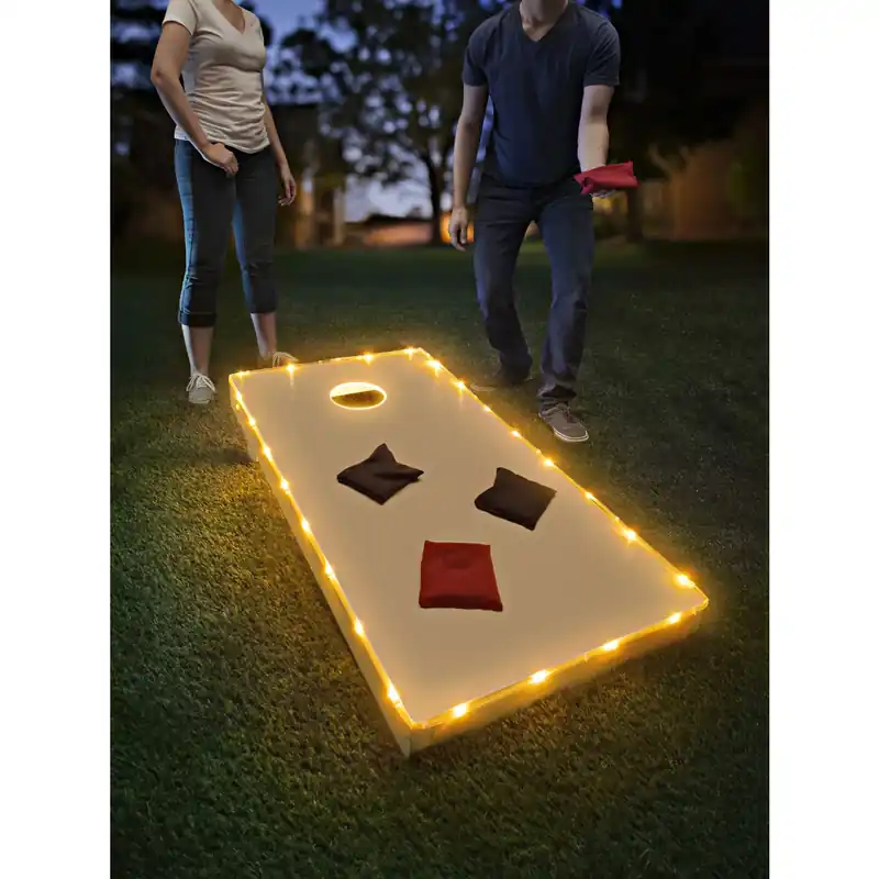 Toss Brightz Gold Led Cornhole Light Kit Abs Plastics 1 Pk