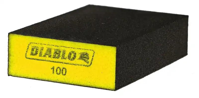 Large Flat Sanding Sponge, 100-grit (fine)