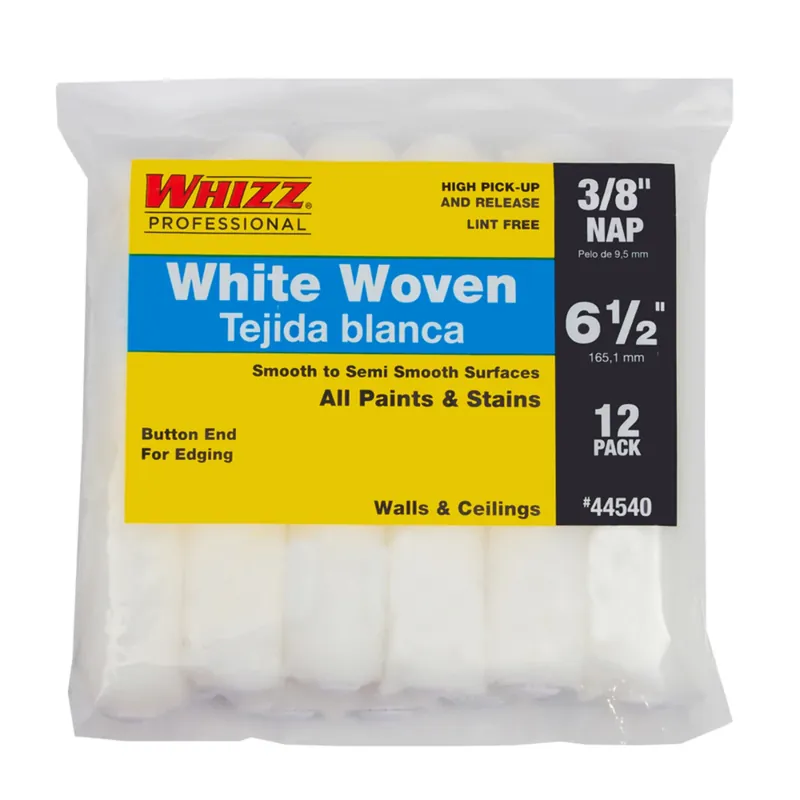 Woven 6.5 In. W X 3/8 In. Mini Paint Roller Cover 12 Pk