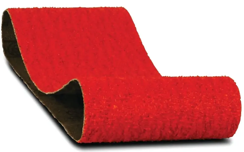 18 In. L X 3 In. W 36 Grit Zirconium Oxide Sanding Belt 5 Pk