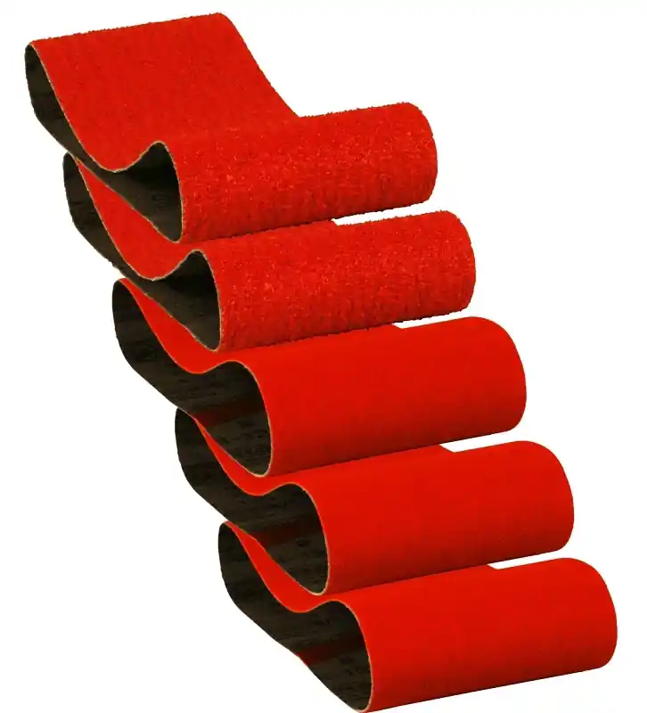18 In. L X 3 In. W Assorted Grit Zirconium Oxide Sanding Belt 5 Pk