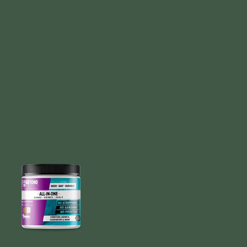 Matte Forest Green Water-based Paint For Interior And Exterior Use - 1 Pint