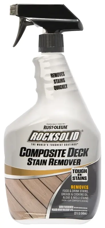 Rocksolid Composite Deck Stain Remover, 32-oz.