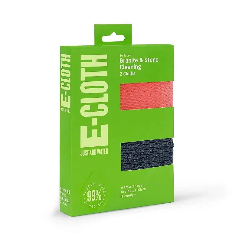 Granite And Stone Kit Microfiber Cleaning Cloth 2 Pk