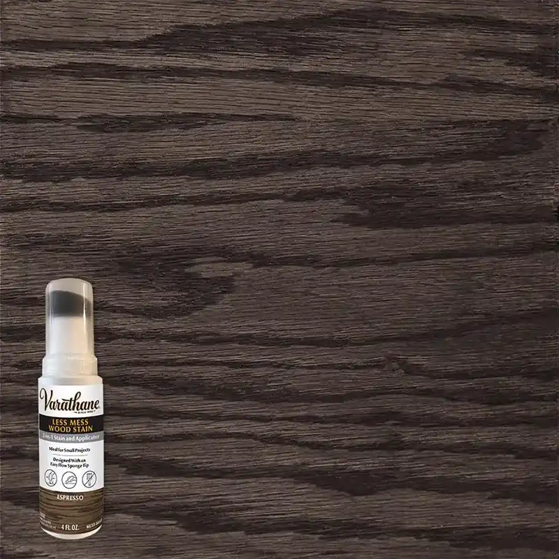 Less Mess Espresso Water-based Linseed Oil Emulsion Wood Stain 4 Oz