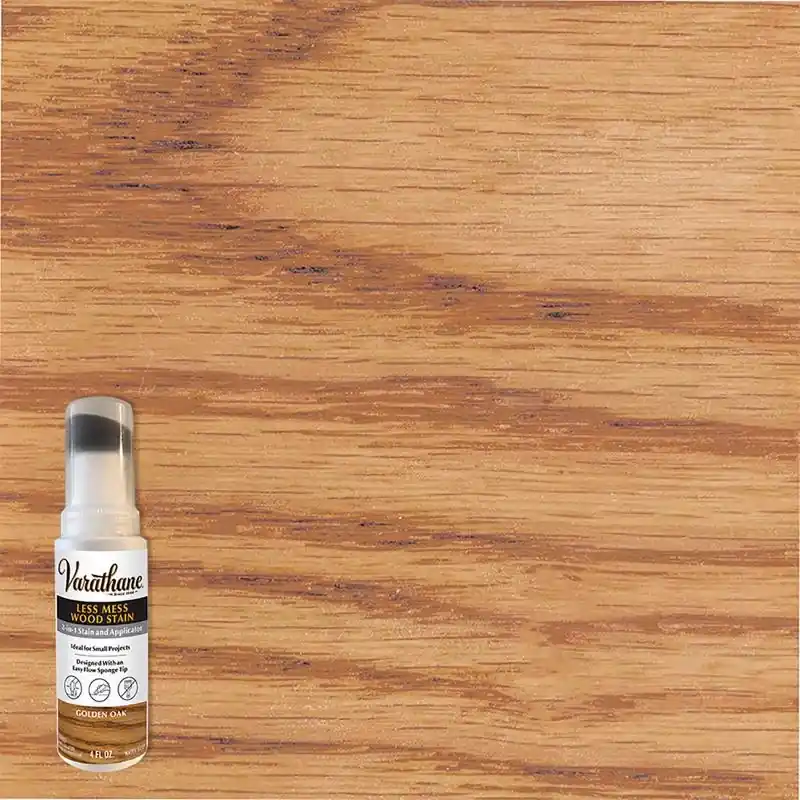 Less Mess Golden Oak Water-based Linseed Oil Emulsion Wood Stain 4 Oz