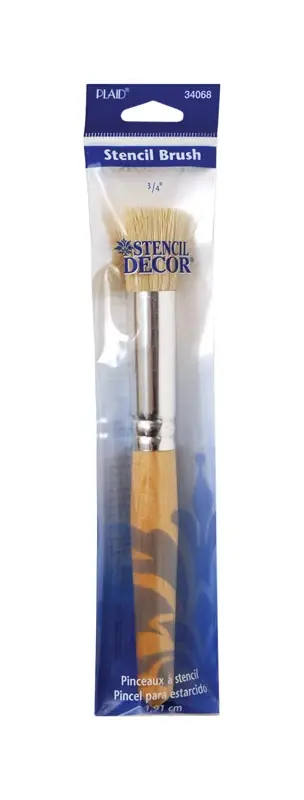 Stencil Decor 3/4 In. Round Stencil Paint Brush