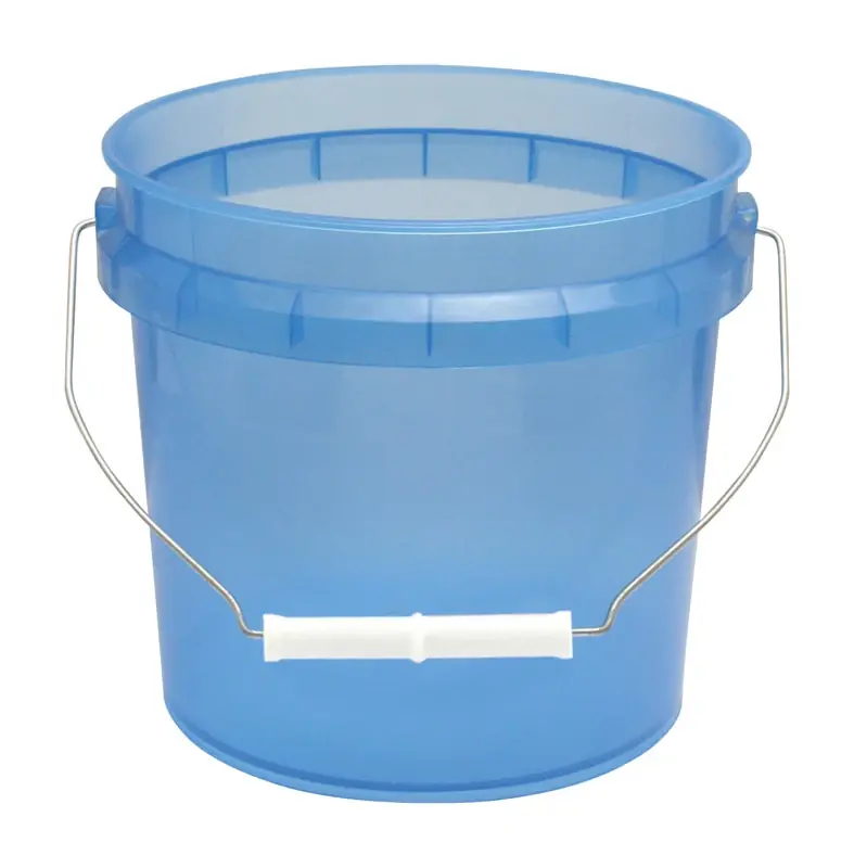 Blue 1 Gallon Plastic Bucket With Handle - Model 001gblcl012