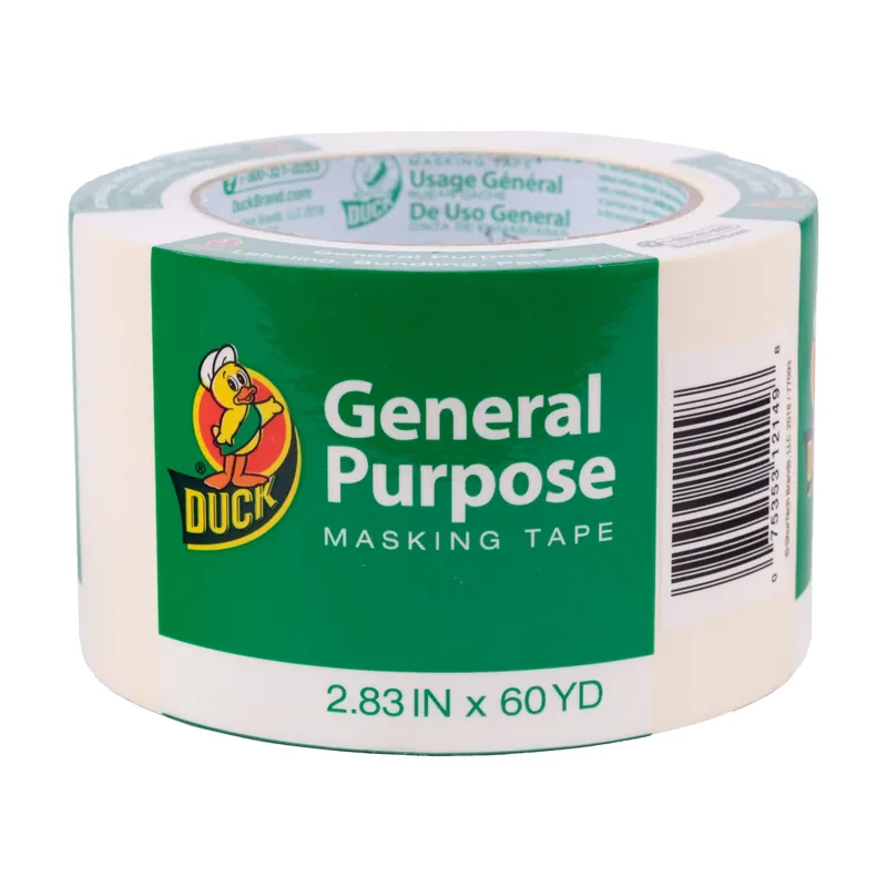 2.83 In. W X 60 Yd L Tan Regular Strength Masking Tape 1 Pk