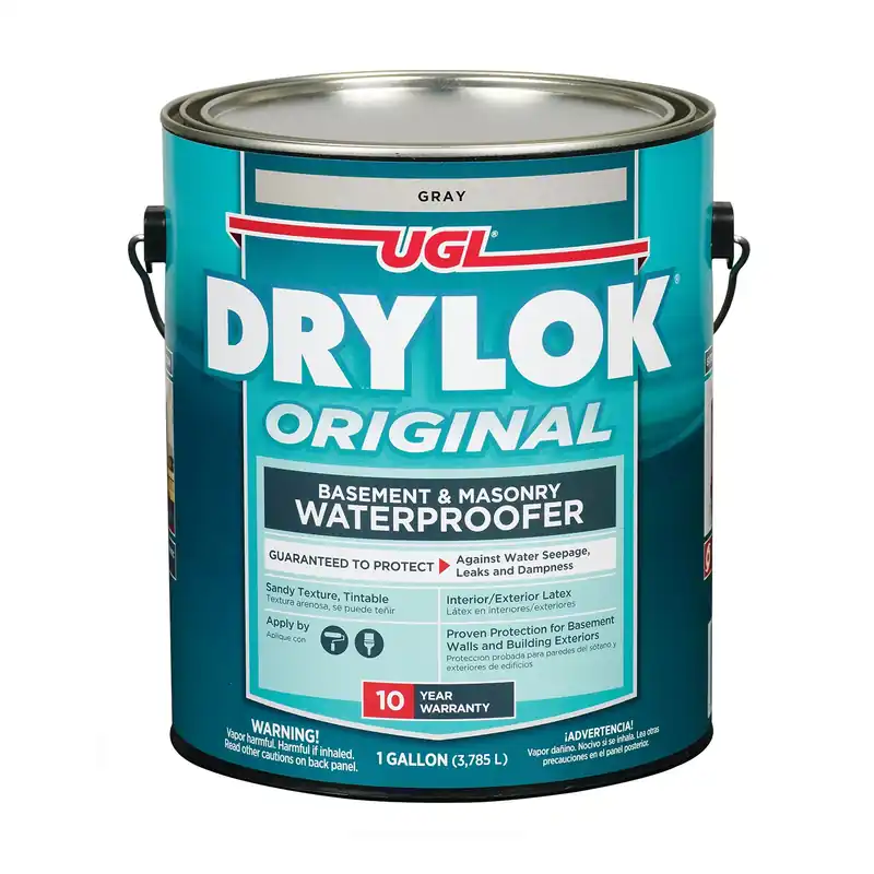 Masonry Waterproofing Paint, Latex Gray, Gallon