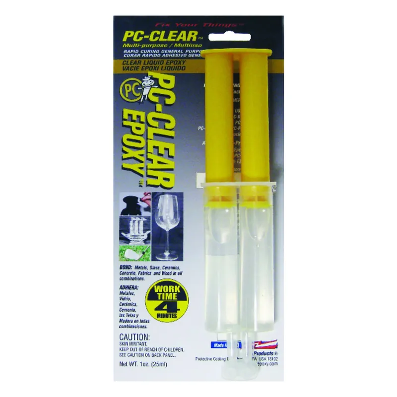 Medium-viscosity Liquid Epoxy System, Pc-clear, 1-oz.