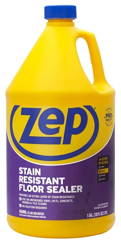 Floor Sealer, Stain Resistant, 1 Gallon Concentrate