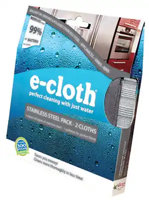 Microfiber Stainless Steel Cleaning And Polishing Cloth 2 Pk