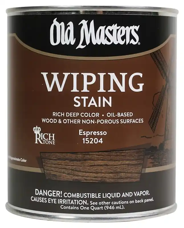 Wiping Stain, Oil-based, Espresso, 1-qt.