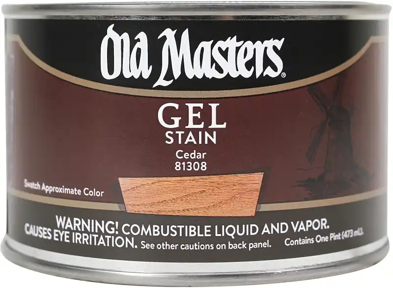Gel Stain, Oil-based, Cedar, 1-pt.