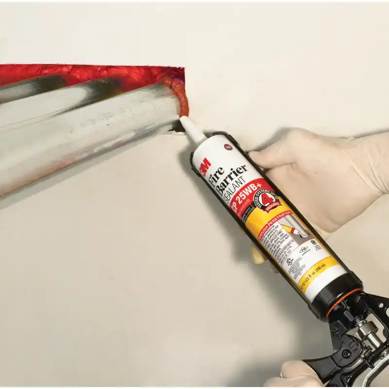 Fire Barrier Sealant, Red, 10.1 Oz. Cartridge