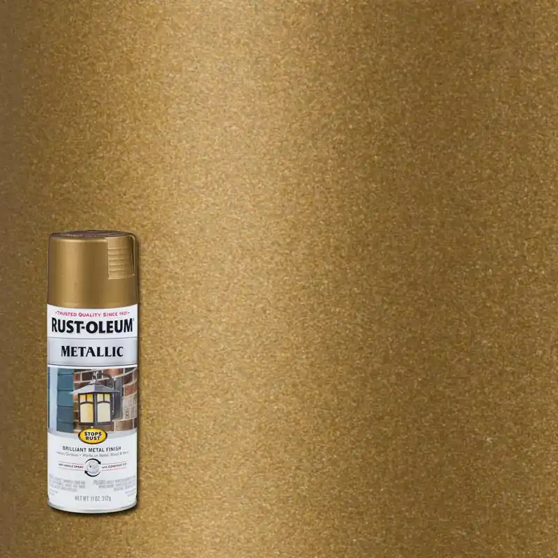 Stops Rust Metallic Spray Paint, Champagne Bronze, 11-oz.
