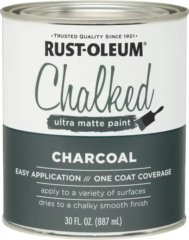 Chalked Paint, Charcoal, 30 Oz.