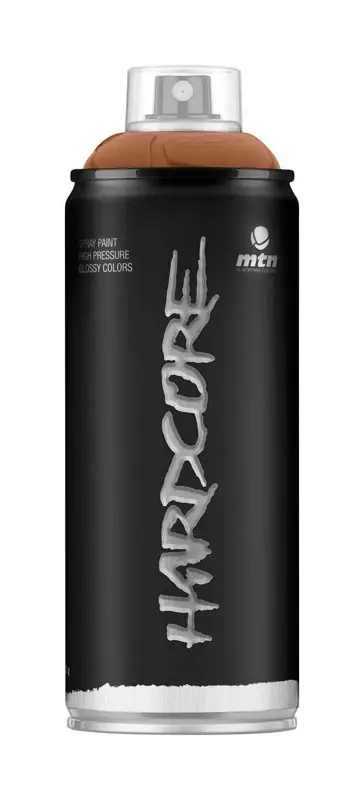 Hardcore Gloss Toasted Brown Spray Paint 13.5 Oz - All Purpose, Uv & Water Resistant